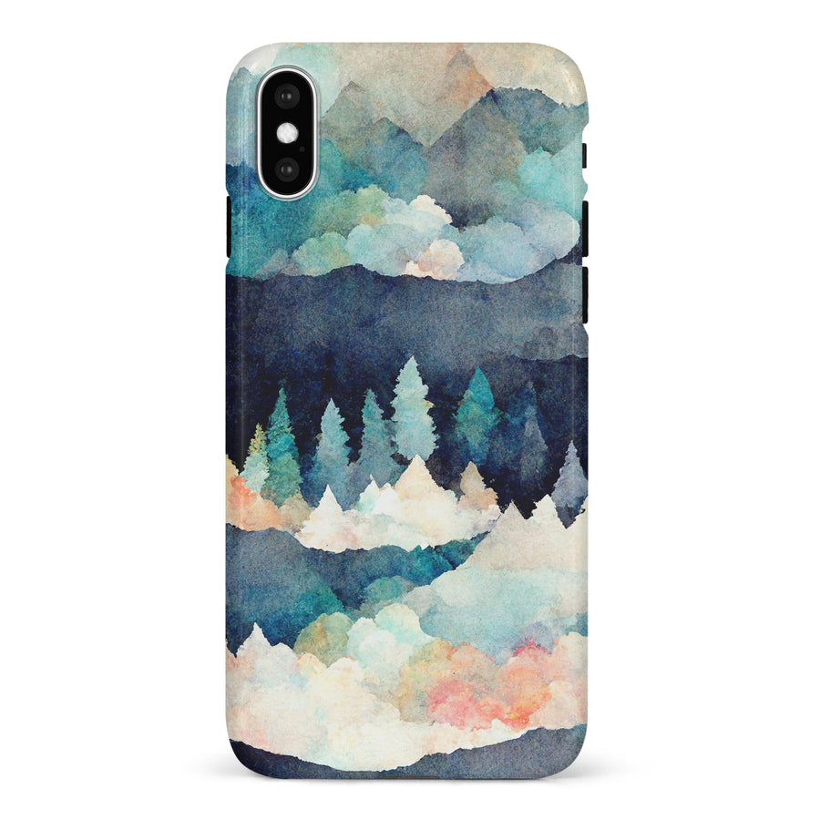 iPhone X/XS Coral Mountains Nature Phone Case