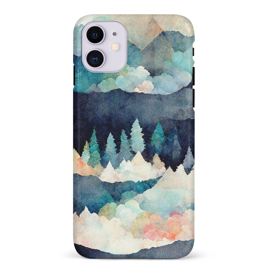 iPhone 11 Coral Mountains Nature Phone Case