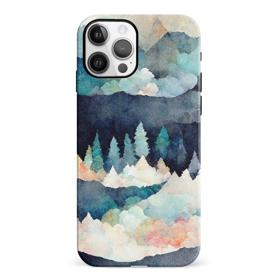 iPhone 12 Coral Mountains Nature Phone Case