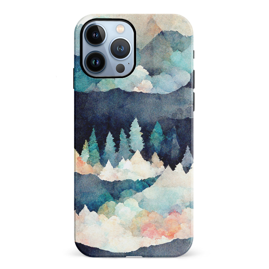 iPhone 12 Pro Coral Mountains Nature Phone Case