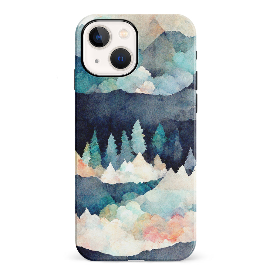 iPhone 13 Coral Mountains Nature Phone Case