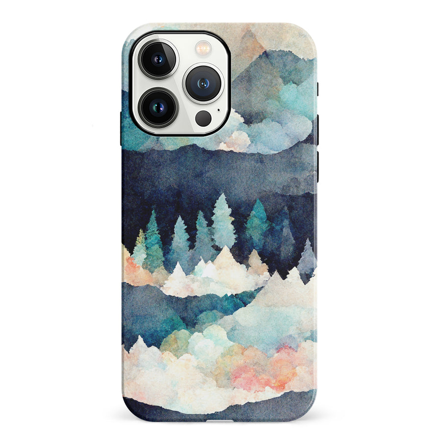 iPhone 13 Pro Coral Mountains Nature Phone Case