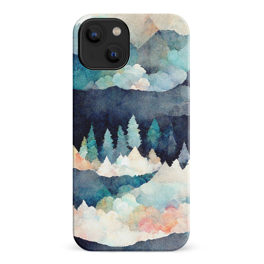 iPhone 14 Coral Mountains Nature Phone Case