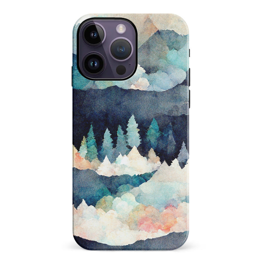 iPhone 14 Pro Max Coral Mountains Nature Phone Case