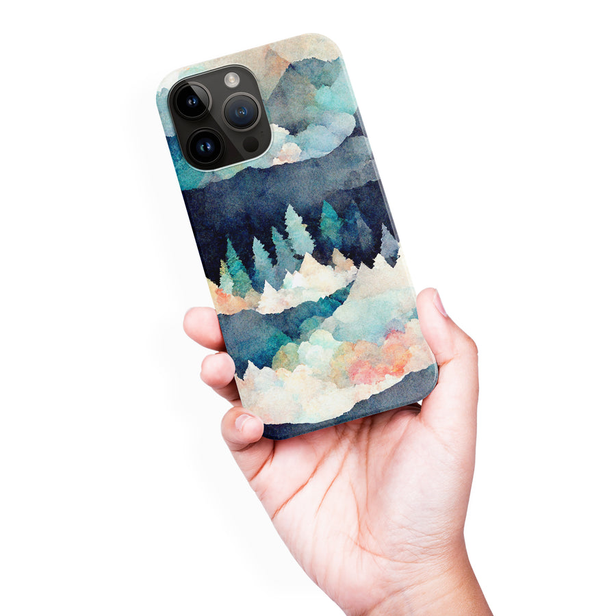 iPhone 15 Pro Max Coral Mountains Nature Phone Case