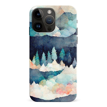 iPhone 15 Pro Max Coral Mountains Nature Phone Case