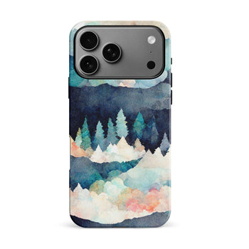 iPhone 17 Pro Max Coral Mountains Nature Phone Case