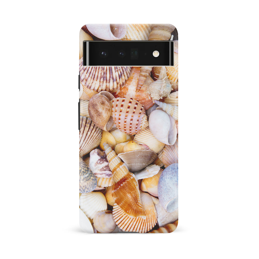 Google Pixel 6A Shell and Conch Nature Phone Case