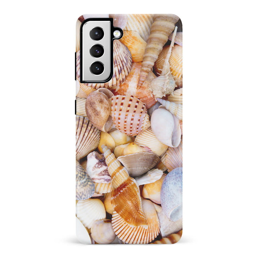 Samsung Galaxy S21 Shell and Conch Nature Phone Case