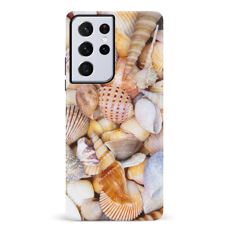 Samsung Galaxy S21 Ultra Shell and Conch Nature Phone Case