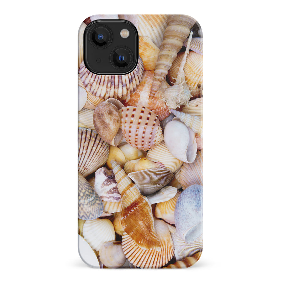 iPhone 14 Shell and Conch Nature Phone Case