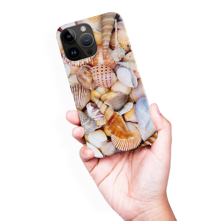 iPhone 15 Pro Max Shell and Conch Nature Phone Case
