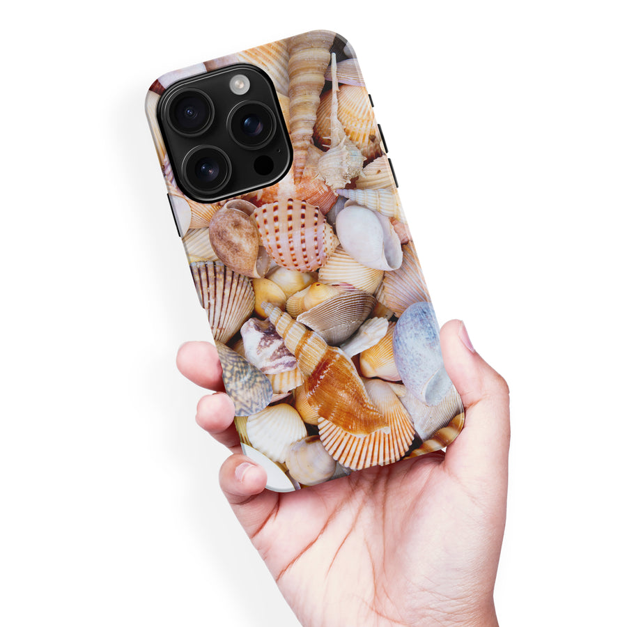 iPhone 16 Pro Max Shell and Conch Nature Phone Case