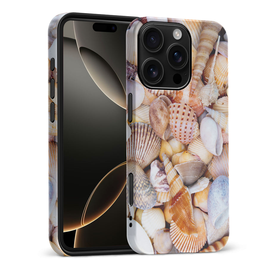 iPhone 16 Pro Max Shell and Conch Nature Phone Case