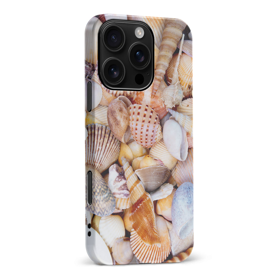 iPhone 16 Pro Max Shell and Conch Nature Phone Case