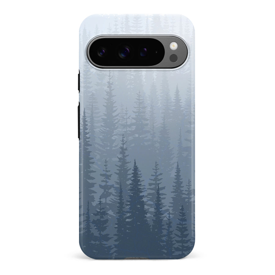 Google Pixel 9 Pro Frosted Trees Nature Phone Case