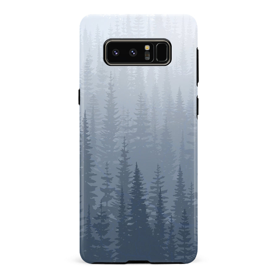 Samsung Galaxy Note 8 Frosted Trees Nature Phone Case