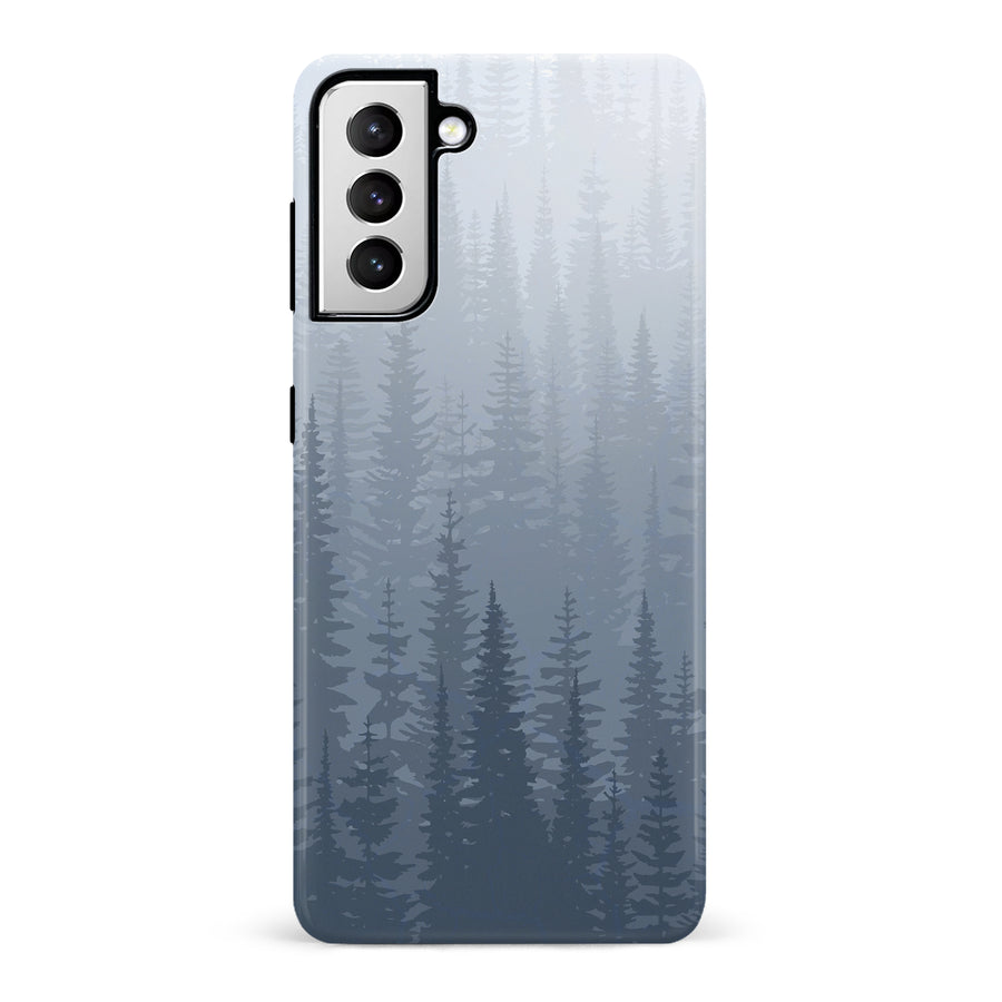 Samsung Galaxy S21 Frosted Trees Nature Phone Case