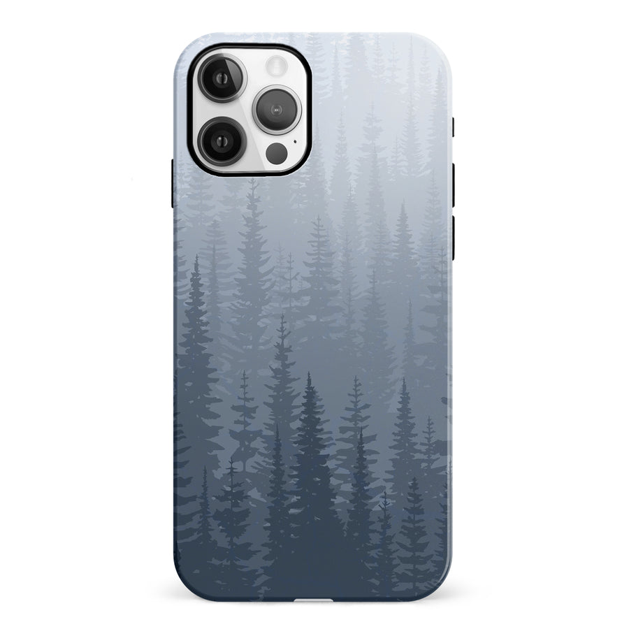 iPhone 12 Frosted Trees Nature Phone Case