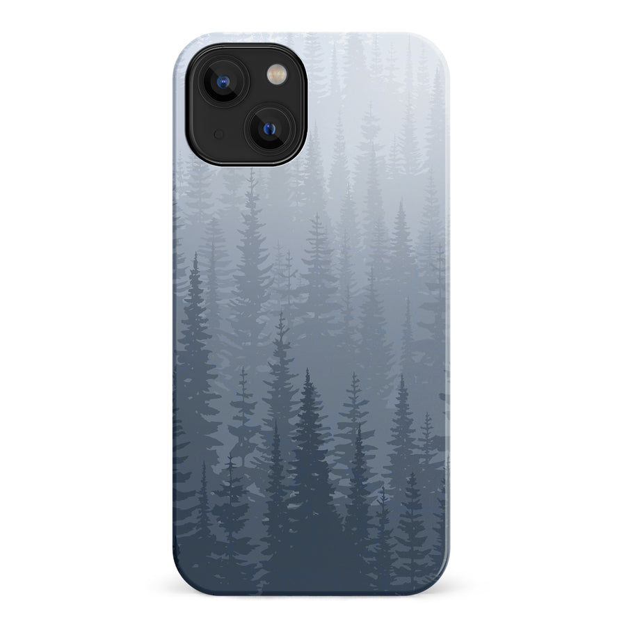 iPhone 14 Frosted Trees Nature Phone Case