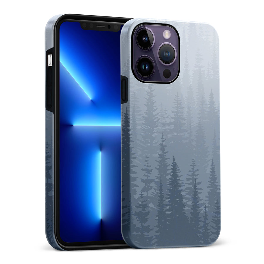 iPhone 14 Pro Max Frosted Trees Nature Phone Case