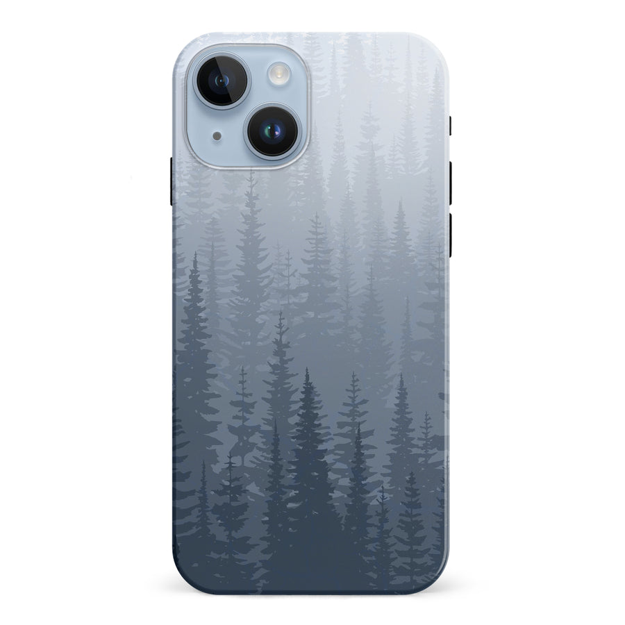 iPhone 15 Frosted Trees Nature Phone Case