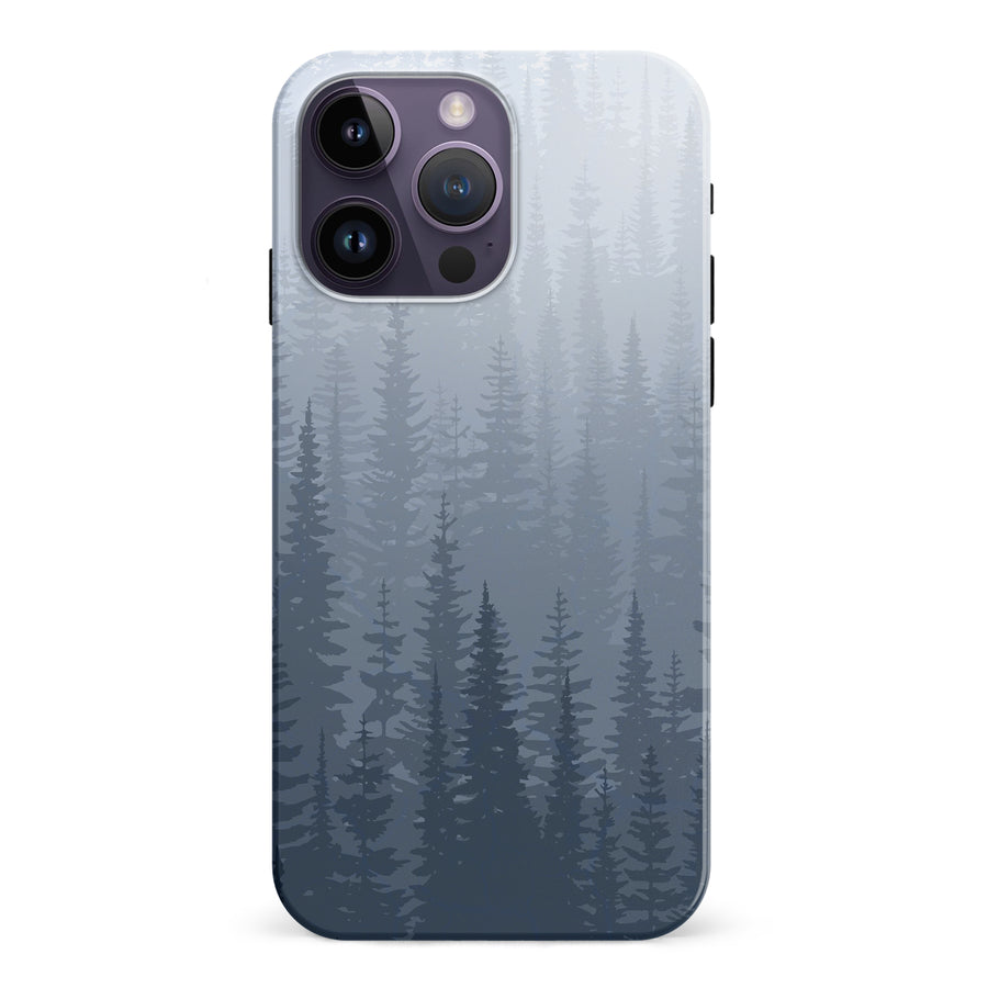 iPhone 15 Pro Frosted Trees Nature Phone Case
