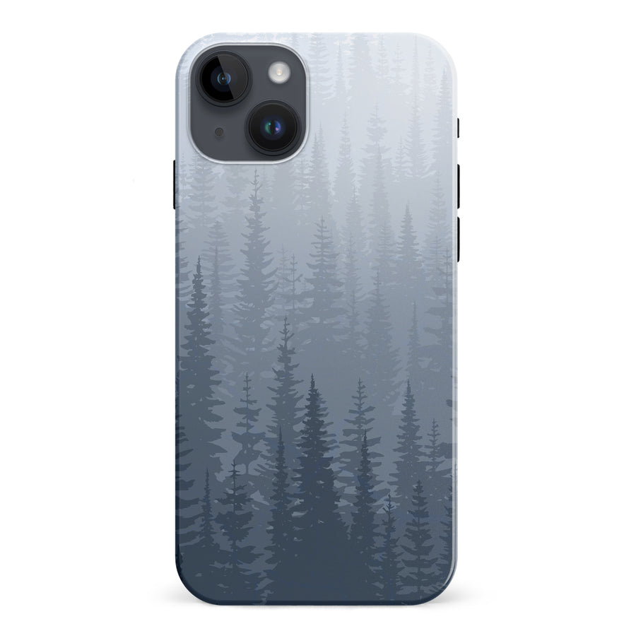 iPhone 15 Plus Frosted Trees Nature Phone Case