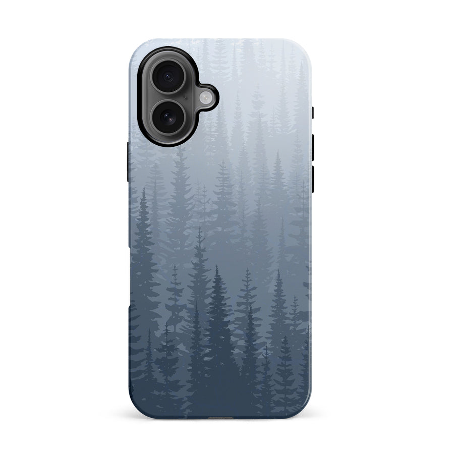 iPhone 16 Frosted Trees Nature Phone Case