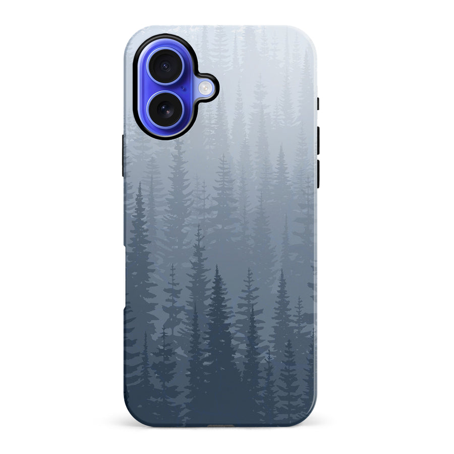 iPhone 16 Plus Frosted Trees Nature Phone Case