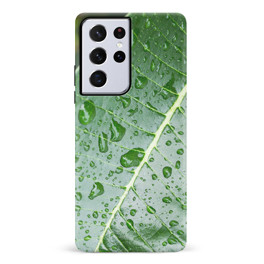 Samsung Galaxy S21 Ultra Leaves Nature Phone Case