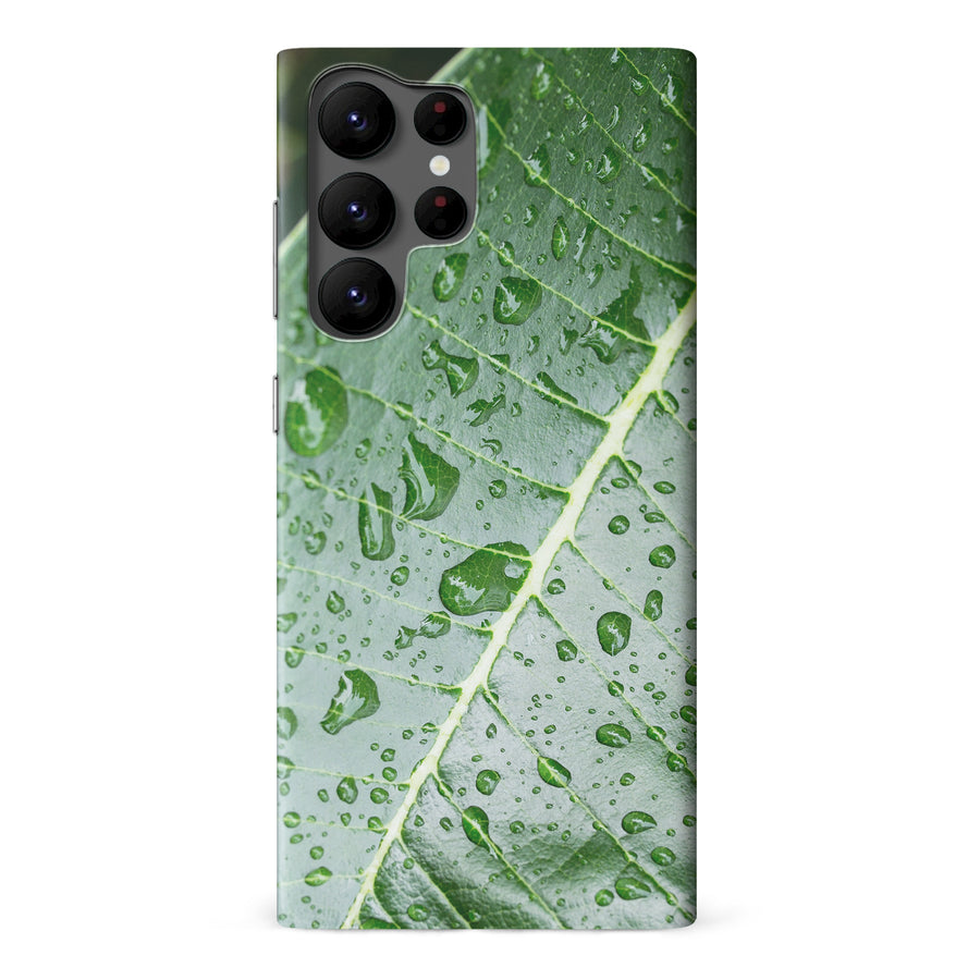 Samsung Galaxy S22 Ultra Leaves Nature Phone Case