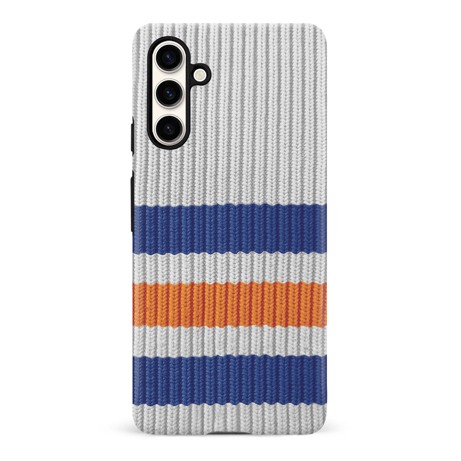 Samsung Galaxy S23 FE Hockey Sock Phone Case - Edmonton Oilers Away