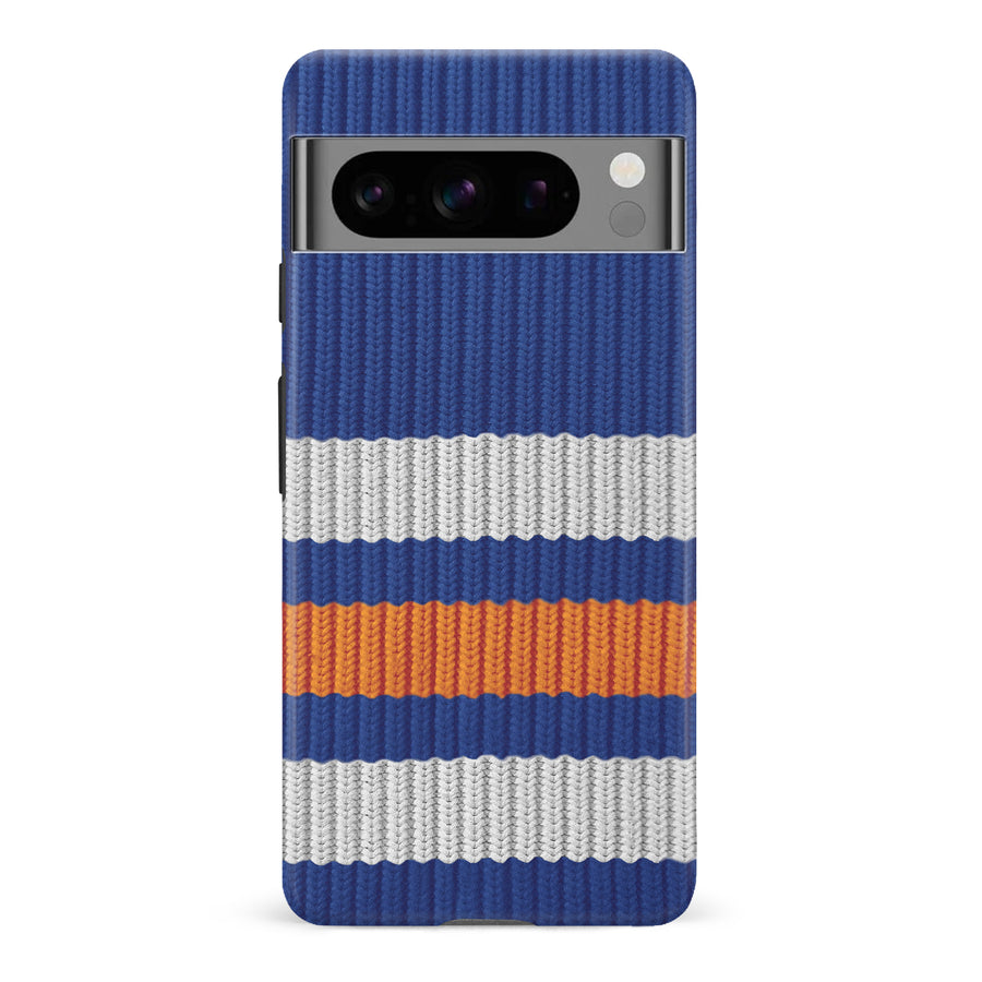 Google Pixel 8 Pro Hockey Sock Phone Case - Edmonton Oilers Home