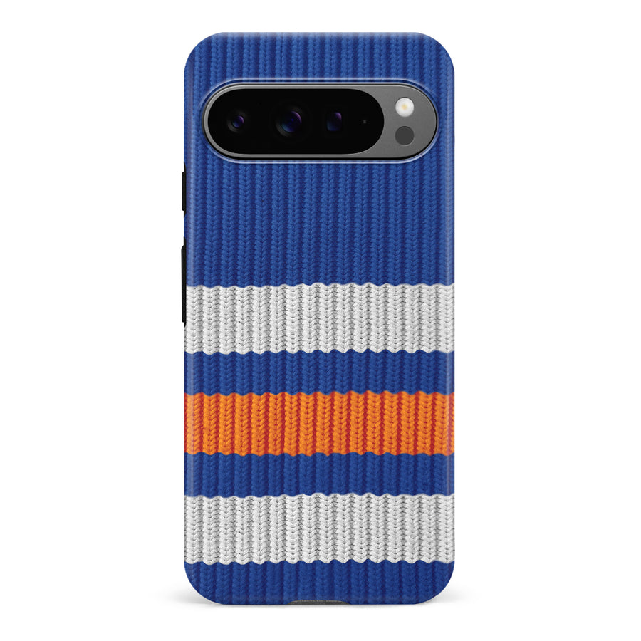 Google Pixel 9 Pro Hockey Sock Phone Case - Edmonton Oilers Home