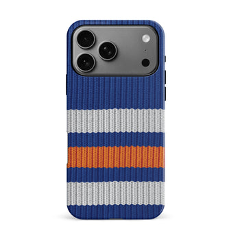 iPhone 17 Pro Max Hockey Sock Phone Case Edmonton Oilers Home