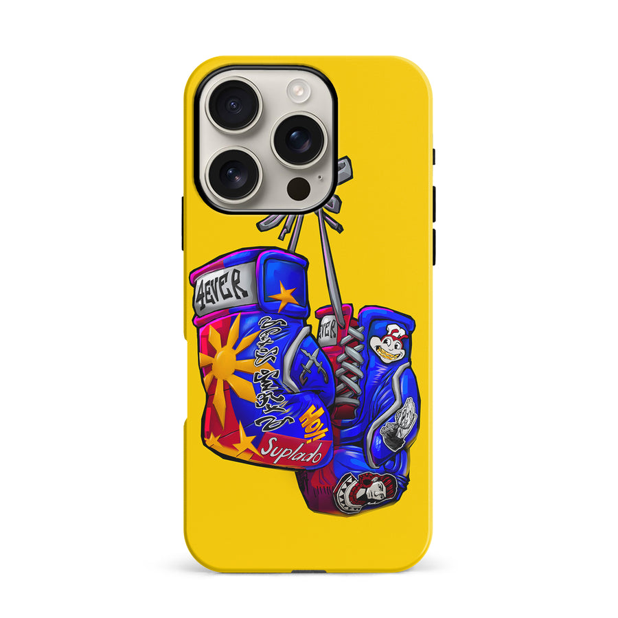 iPhone 16 Pro Filipino Boxing Stickers Phone Case