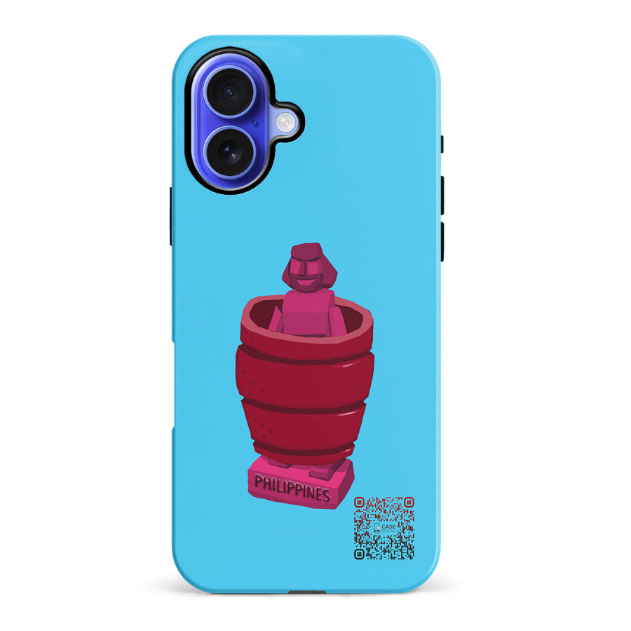 iPhone 16 Plus Virtual Filipino Barrel Man AR Phone Case