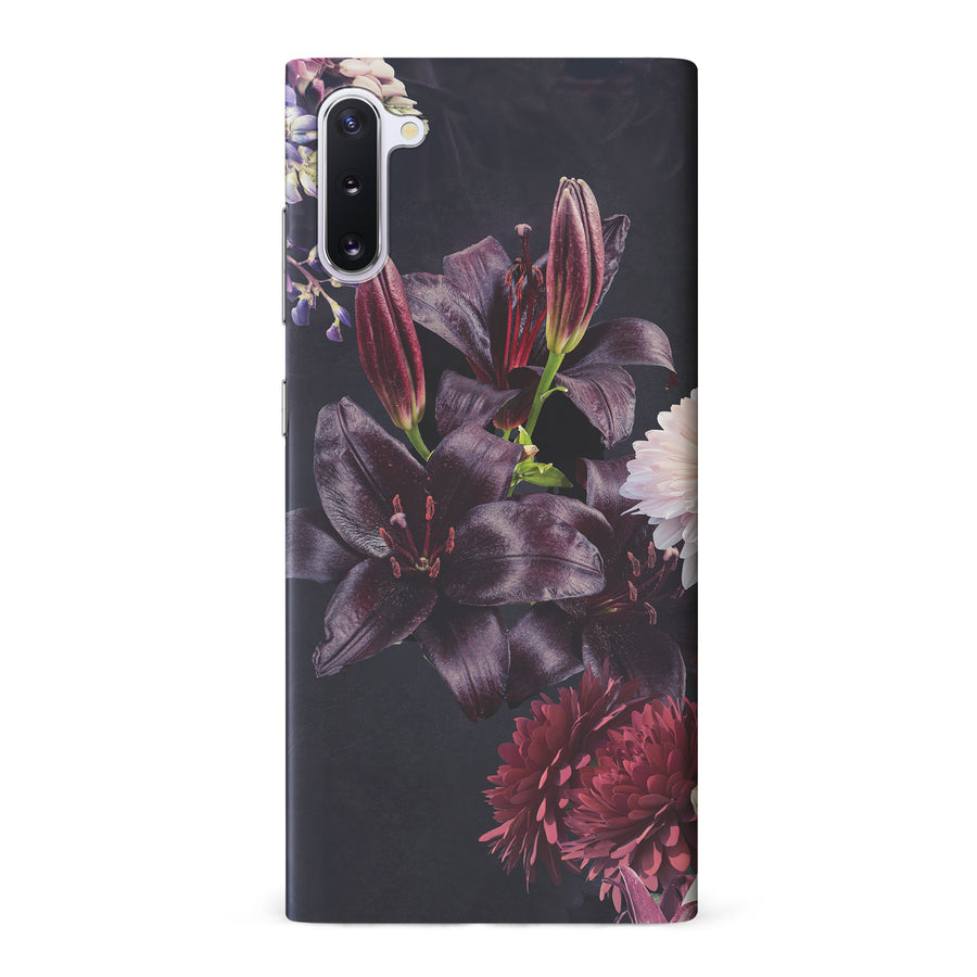 Samsung Galaxy Note 10 Lily Phone Case in Dark Burgundy