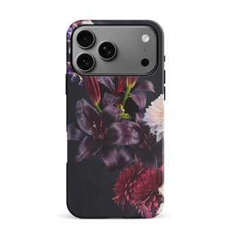 iPhone 17 Pro Max Burgundy Lily Floral Phone Case