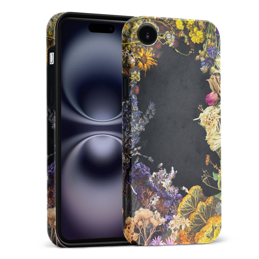 Dark Dried Flowers Phone Case