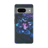 Google Pixel 8 Blue Rose Phone Case in Dark Green
