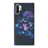 Samsung Galaxy Note 10 Plus Blue Rose Phone Case in Dark Green