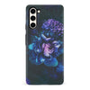 Samsung S23 Ultra Blue Rose Phone Case in Dark Green