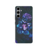 Samsung S24 Blue Rose Phone Case in Dark Green