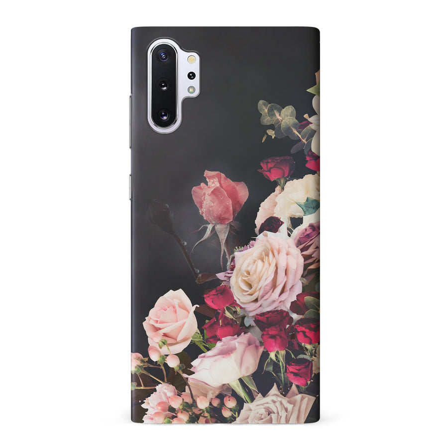 Samsung Galaxy Note 10 Plus Roses Phone Case in Black