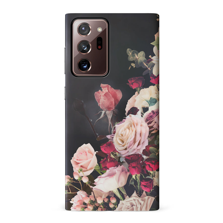 Samsung Galaxy Note 20 Ultra Roses Phone Case in Black