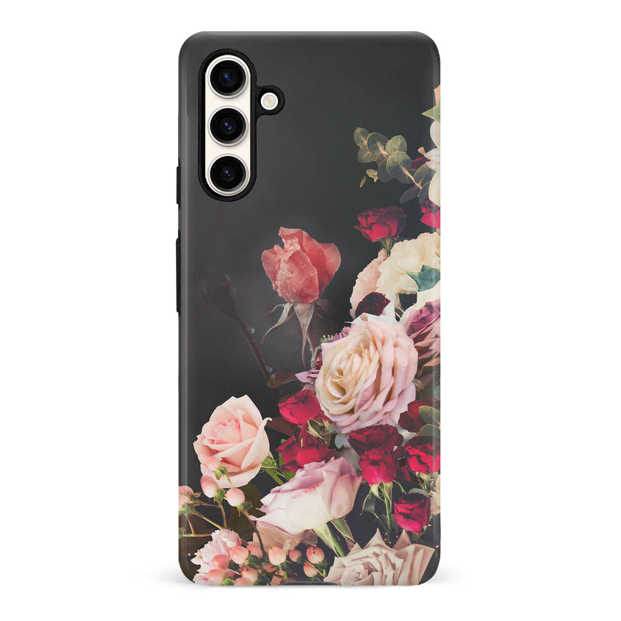 Samsung S23 FE Pink & Red Roses Two Floral Phone Case
