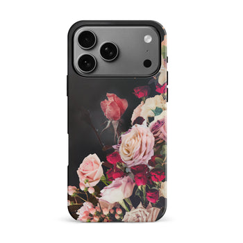 iPhone 17 Pro Max Pink & Red Roses Two Floral Phone Case