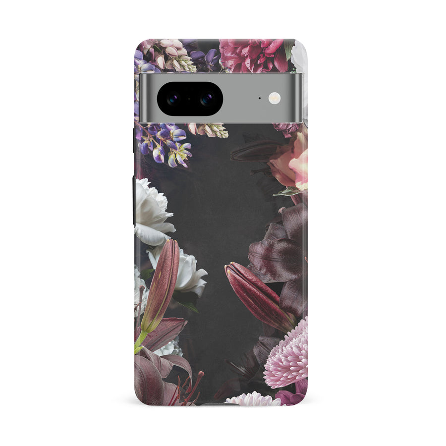 Google Pixel 8A Roses Phone Case in Black